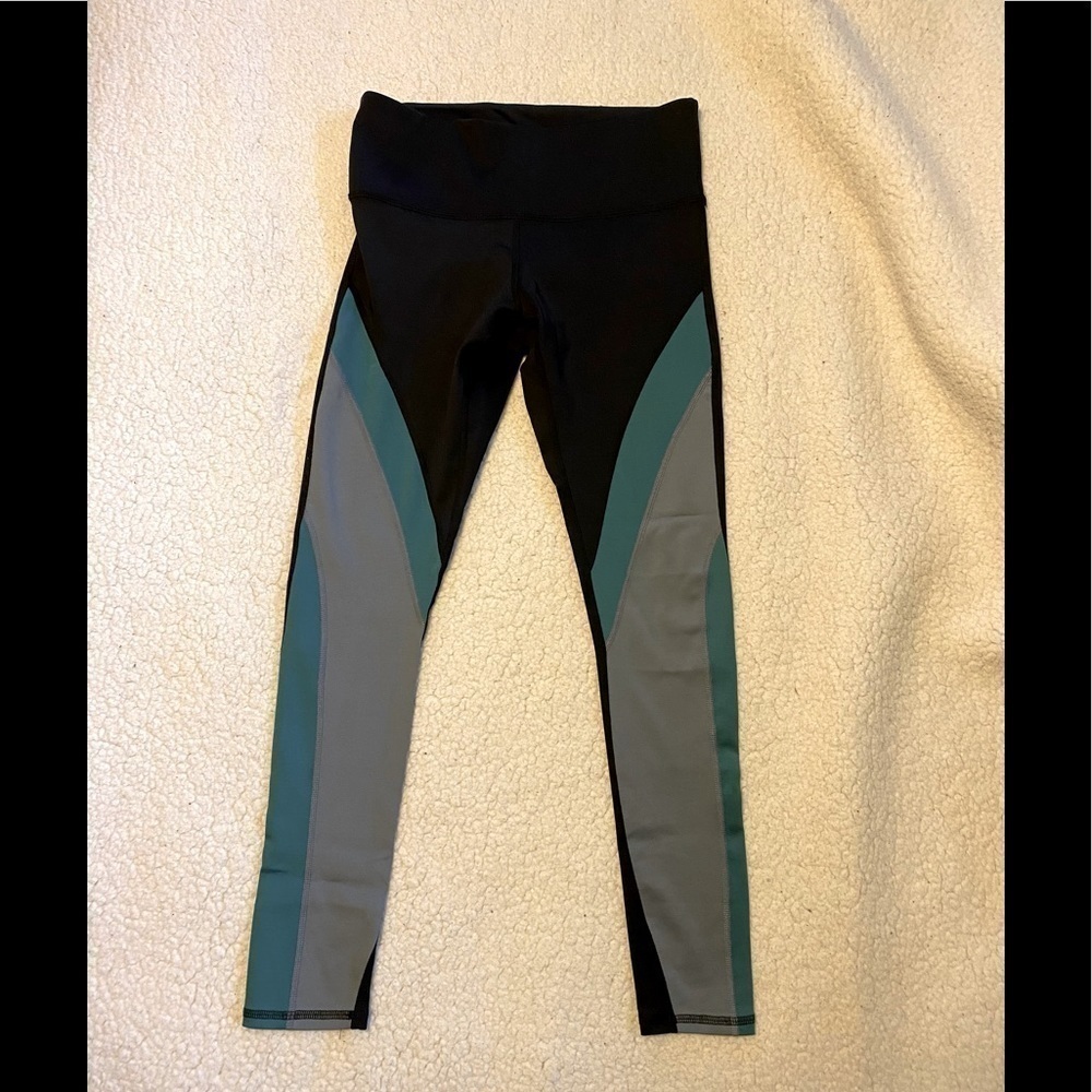 Noli Yoga Leggings Black Blue Gray Size Medium